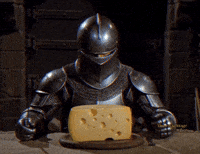 Hungry Cheese Head GIF
