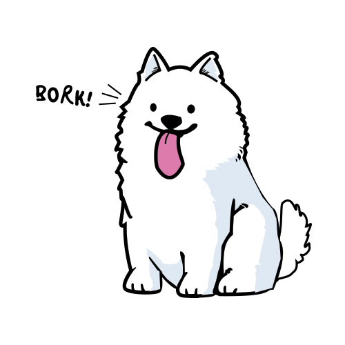BOOPseattle dog boop husky blizzard Sticker
