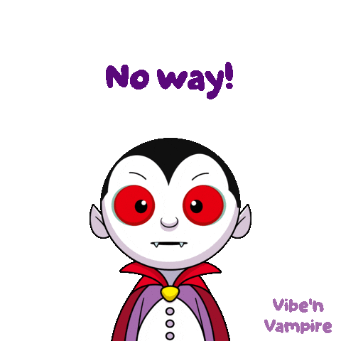 No Way Halloween Sticker by VeeFriends
