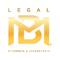 legalbm lawyers laws gold logo lbm mexico Sticker