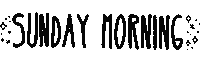 Morning Sunday Sticker