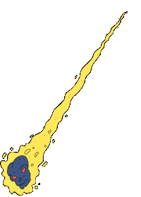 Lightning Yeti Sticker by YK Animation Studio