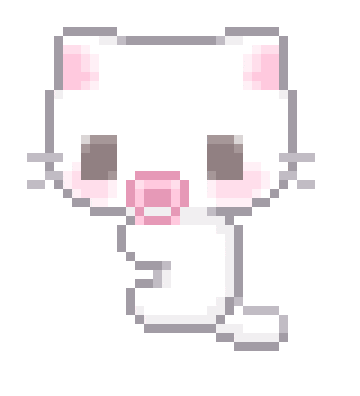 Cat Pixel Sticker