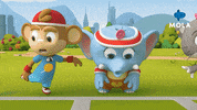 Warm Up Reaction GIF by Mola TV Kids