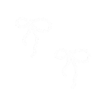 Ribbon 白 Sticker
