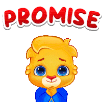 I Promise Trust Me Sticker by Lucas and Friends by RV AppStudios