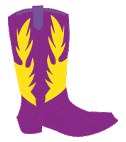 YAGYA fashion yellow horse purple Sticker