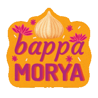 Vinayaka Chaturthi Mumbai Sticker by Sonamm