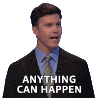 Colin Jost Sticker by Jeopardy!
