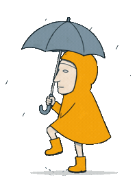 Dance Rain Sticker