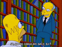 Begging Season 6 GIF by The Simpsons