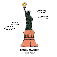 Nyc Sticker by Bagel Market