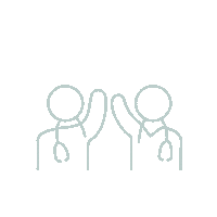 Schuechtermann_Klinik team health doctor teamwork Sticker