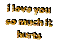 I Love You So Much Sticker by Alissandra