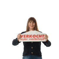Makelaar Sandra Sticker by Kuenen Makelaardij