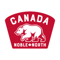 Canadian Bear Sticker by Noble North Co.