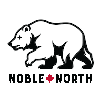 Canadian Bear Sticker by Noble North Co.