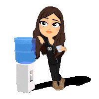 Water Drink Sticker by Ulya Kurbanova