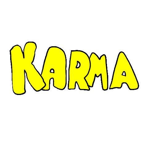 karma Sticker by deladeso