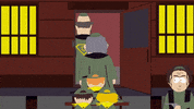 hostages running GIF by South Park 