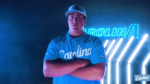 North Carolina Baseball GIF by UNC Tar Heels