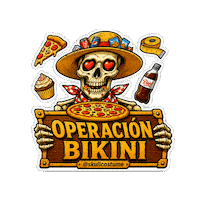 Skull Comer Sticker