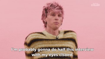 I'm Gonna Do This Interview With My Eyes Closed