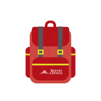 ReevesCollege backpack orientation schoolbag Bookbag Sticker