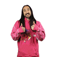 Steve Aoki Yes Sticker by Ultra Records