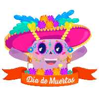 thecharliis magicplanet magic planet virip dia de miertos Sticker