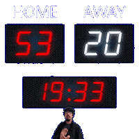 20 Away Sticker