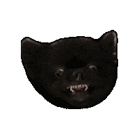 Wilmade dog halloween angry black Sticker