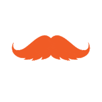 Fun Orange Sticker by Migaloo