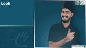 Look Out Sign Language GIF by ISL Connect