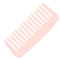Rainbow Comb Sticker by MONDAY Haircare