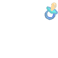 Pacifier Binky Sticker by Grace Farris