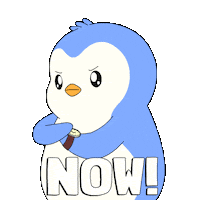 Lets Go Sticker by Pudgy Penguins