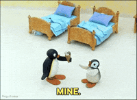 Sibling Rivalry Fight GIF by Pingu