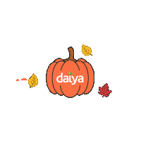 Pumpkin Spice Winter Sticker by Daiya Foods