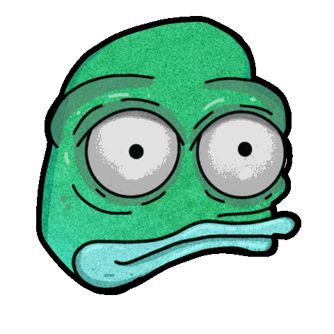 shrempin green crypto nft memes Sticker
