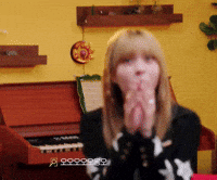 Lily Looking Forward GIF