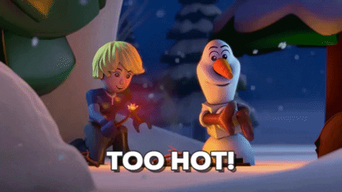 too hot northern lights GIF by LEGO