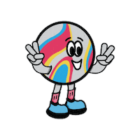 socialbutterflyrach cartoon pink illustration blue Sticker