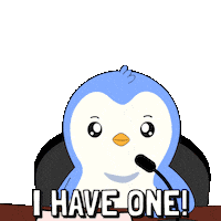 Penguin Testify Sticker by Pudgy Penguins