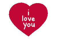 I Love You Sticker