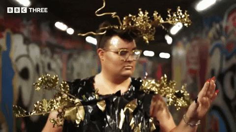 Drag Race Blu Hydrangea GIF by BBC Three