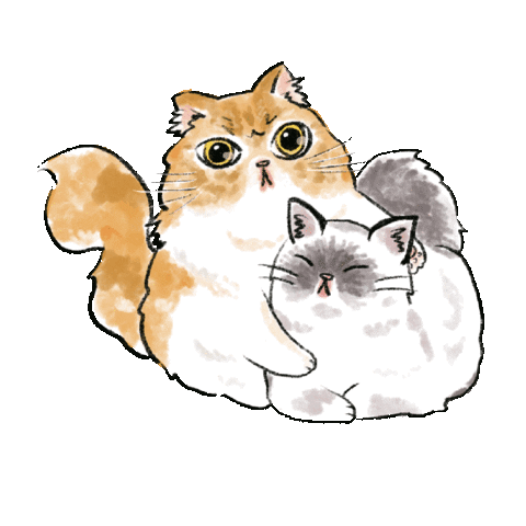 Cat Pets Sticker by ApplePan