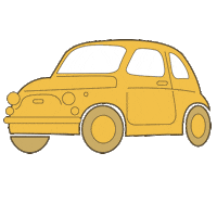 Amalfi Coast Car Sticker by Spell & The Gypsy Collective