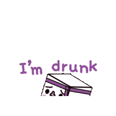 Drunk Beer Sticker by In.decide