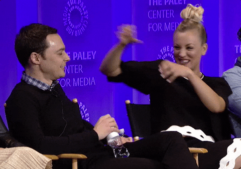 choking the big bang theory GIF by The Paley Center for Media